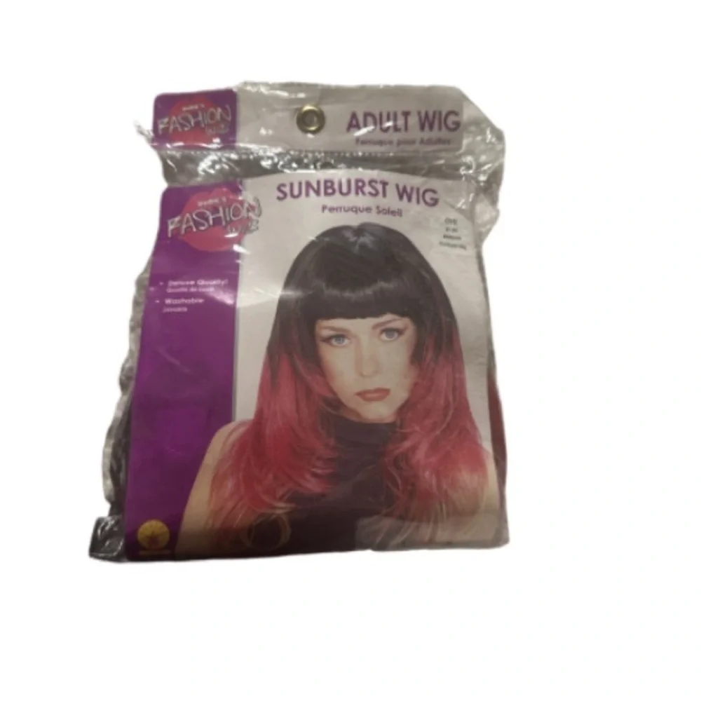 Sunburst Wig - Black and Red